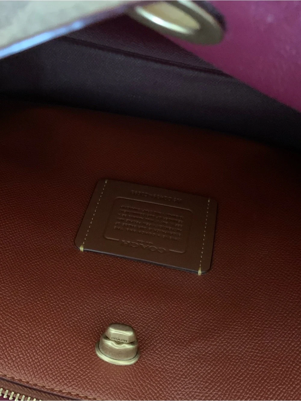 COACH Willow Tote In Signature Canvas